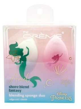 The Crème Shop Ariel Shore Blend Pink & Ivory Blending Sponge Duo